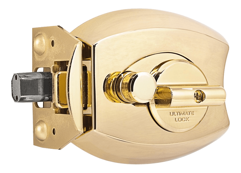 ultimate lock polished brass